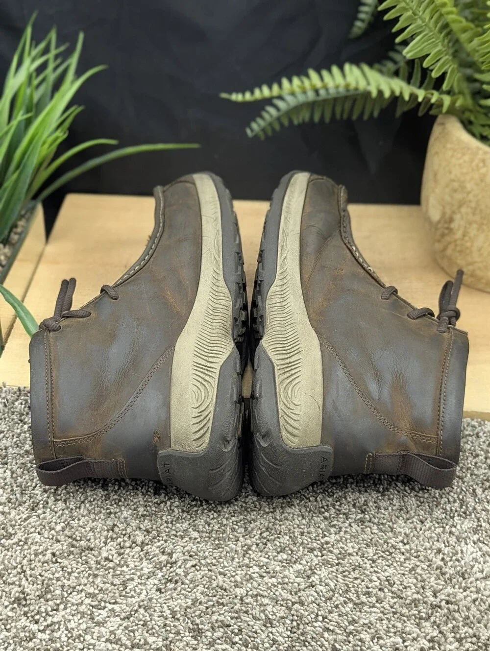 Ariat Spitfire Distressed Mens Size 8D Walking Casual Comfort Lace Up Boots